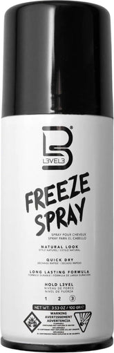 L3 Spray Coiffant Niveau 3 – bouteille affichant une tenue longue durée.