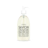 La Compagnie de Provence Savon Bois d'olivier – bouteille en verre avec pompe, douceur quotidienne pour les mains.