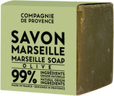 La Compagnie de Provence Savon Marseille Olive, cube huile d’olive, hydratant et durable.
