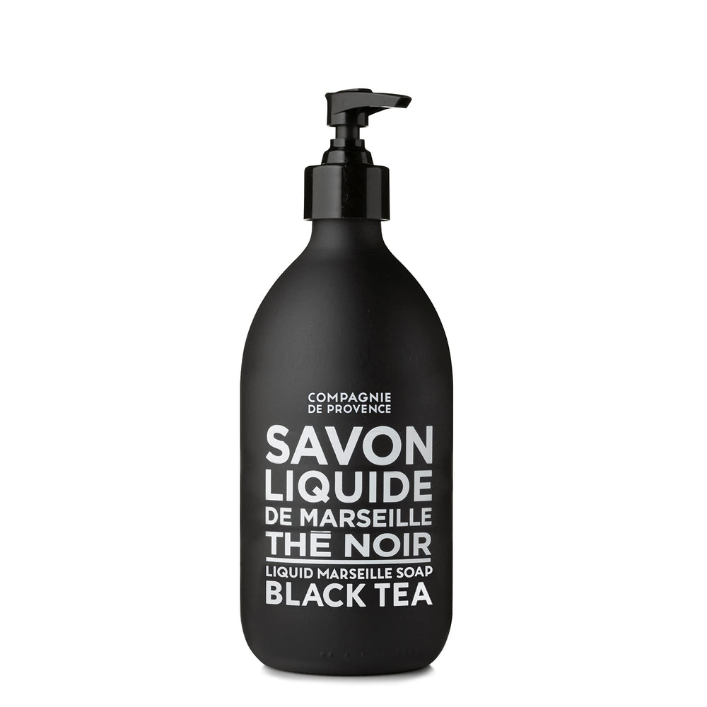La Compagnie de Provence Savon Marseille Extra Pur, flacon pompe élégant pour une douche douce.