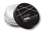 Poudre L.A. Girl Pro translucide, finition mate pour fixation durable du maquillage.