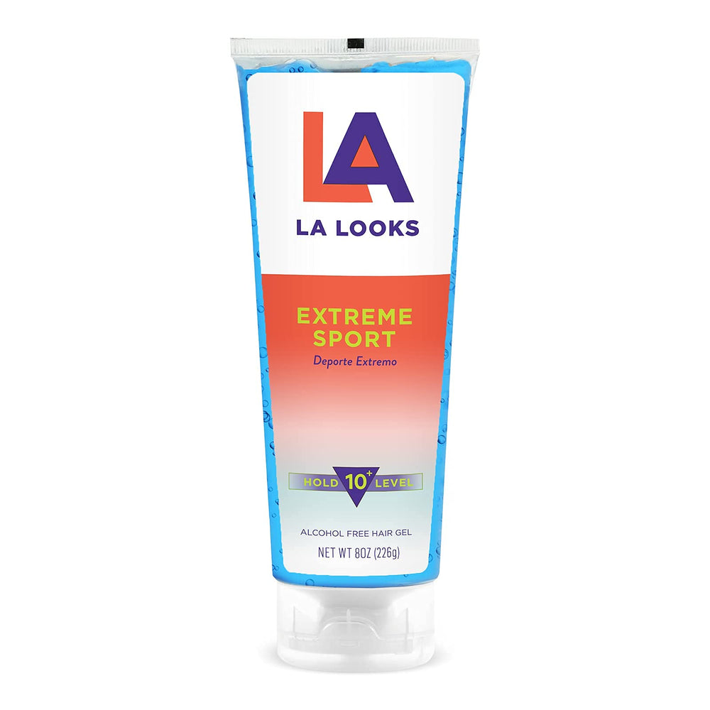 LA LOOKS Extreme Sport Gel – Bouteille 8oz offrant un maintien durable en sport.