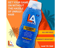 L.A. Looks – gel d'activité sportive, résistant à l'humidité.