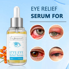 LA.PERSONAL Sérum application douce, deux gouttes autour de l'œil.