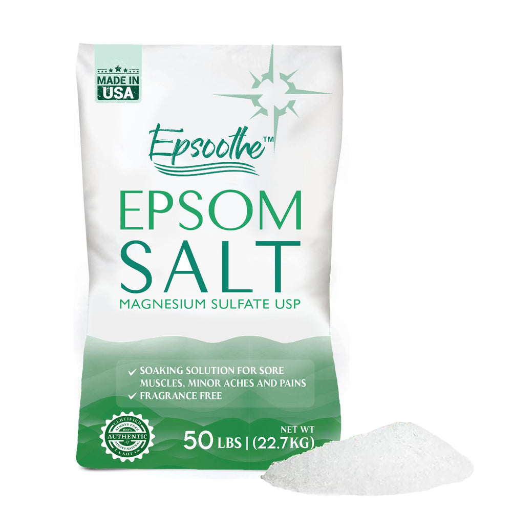 LA SALT CO – sel d'Epsom fin se dissolvant rapidement dans le bain.