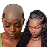 Labhairs Lace-MAX cap grip anti-glisse en action sur la tête pour une perruque