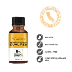 LaClaire Fresh Look: ingrédients purs, acide lactique et retinol inclus.