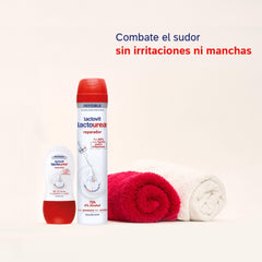 Lactovit Déodorant Réparateur, utilisation quotidienne facile et efficace.