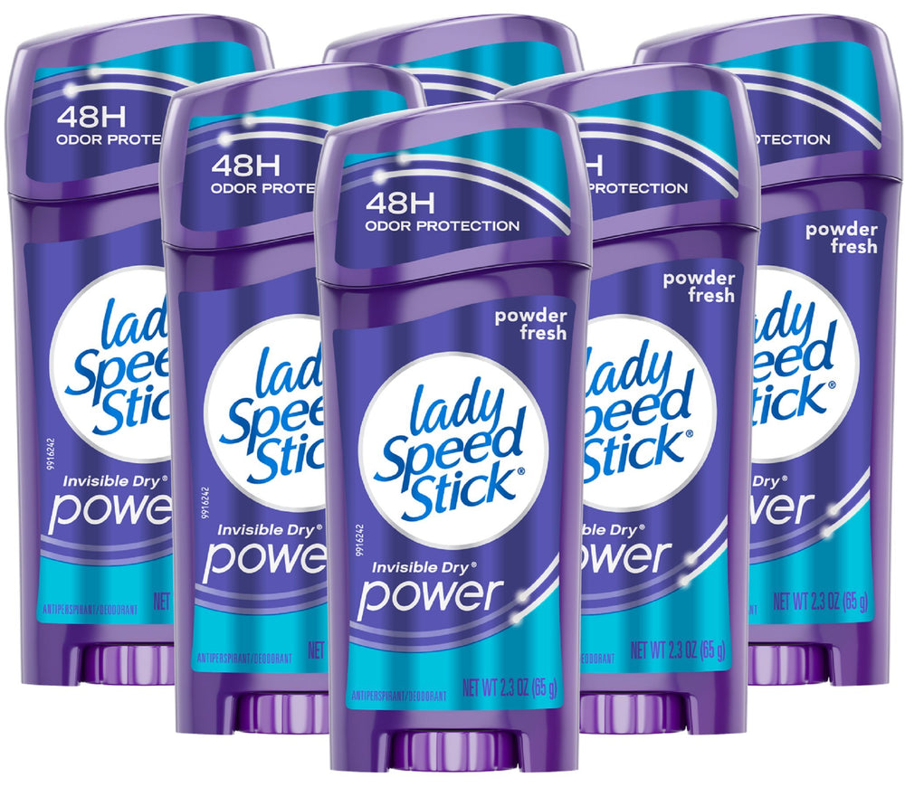 Lady Speed Stick flacon-deodorant invisible poudre frais et protection prolongée.