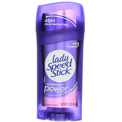 Lady Speed Stick Wild Freesia, bouteille invisible, protège toute la journée sans traces.