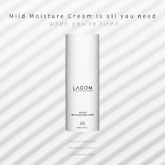 Lagom Cellus Crème Hydratante: application visage renforçant la barrière cutanée.