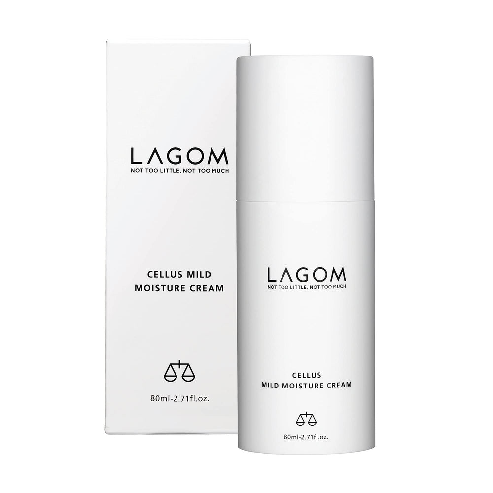 Lagom Cellus Crème Hydratante: texture légère pour peau douce et hydratée.