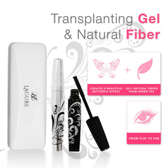 Lagure 400x fibre mascara tube, design élégant et pratique.