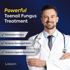 Lakeim kit ongles fongus patchs 14 – patchs hydrogel pour soutien local des ongles.