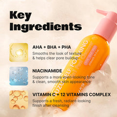 LALARECIPE Yuzu exfoliation douce avec AHA BHA PHA pour texture plus lisse