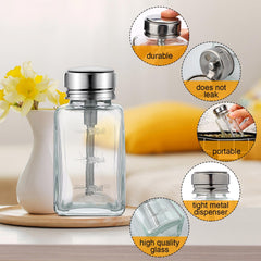 Doseur en verre transparent Lallisa 180 ml, contrôle rapide du niveau.