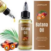 Lampolar Batana Oil, bouteille 60 ml, peut favoriser une croissance saine des cheveux.