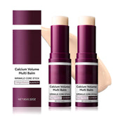 Lampolar Calcium Multi Balm Stick sur le visage, hydratation légère et rapide.