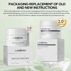 LANBENA Bandes argile blanche amazonienne : nettoyage en profondeur du nez