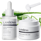 LANBENA bandes-pore-nez: peau plus nette après utilisation des bandes.