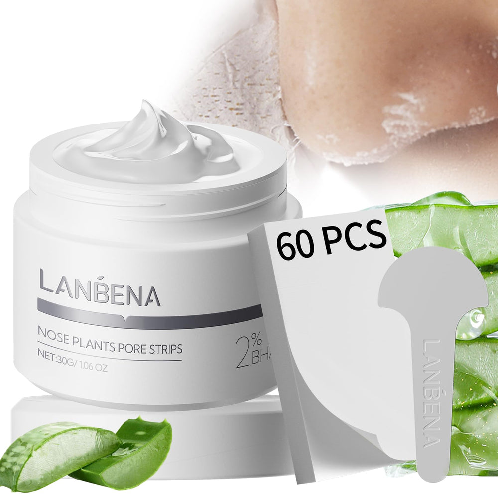 LANBENA Bandes Purification Pores Nez: purification en profondeur pour pores plus nets.