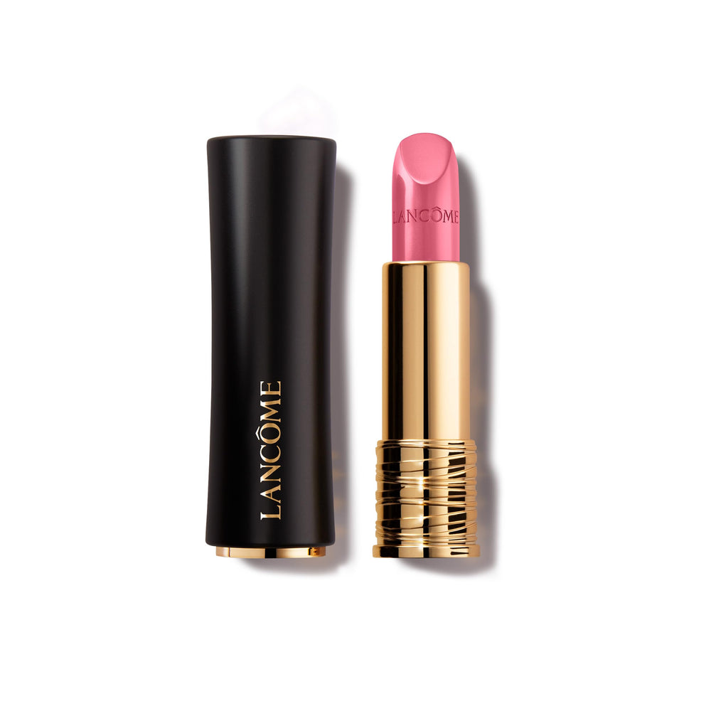 Lancôme L'Absolu Rouge Teinte 337, texture crème satinée et hydratation durable.
