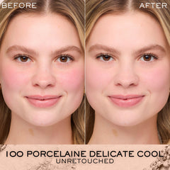 Application sèche avec Lancôme Dual Finish pour une couvrance fluide