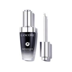 Lancôme Génifique bouteille-serum, design élégant facilitant l'application quotidienne.