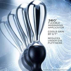 Lancôme Génifique Perle Lumière, massage 360°, stimule la circulation et réveille le regard.