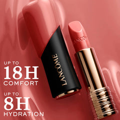 Lancôme L'Absolu Rouge – texture crème lumineuse glissant sans effort.