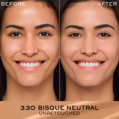Lancôme Teint Renergie Lift – application sur peau unifiée pour un teint uniforme.
