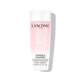 Lancôme Tonique Confort, bouteille élégante offrant hydratation rapide pour peau douce.
