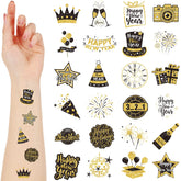 Landhoow tatouages Nouvel An feux d'artifice pour un effet festif durable.