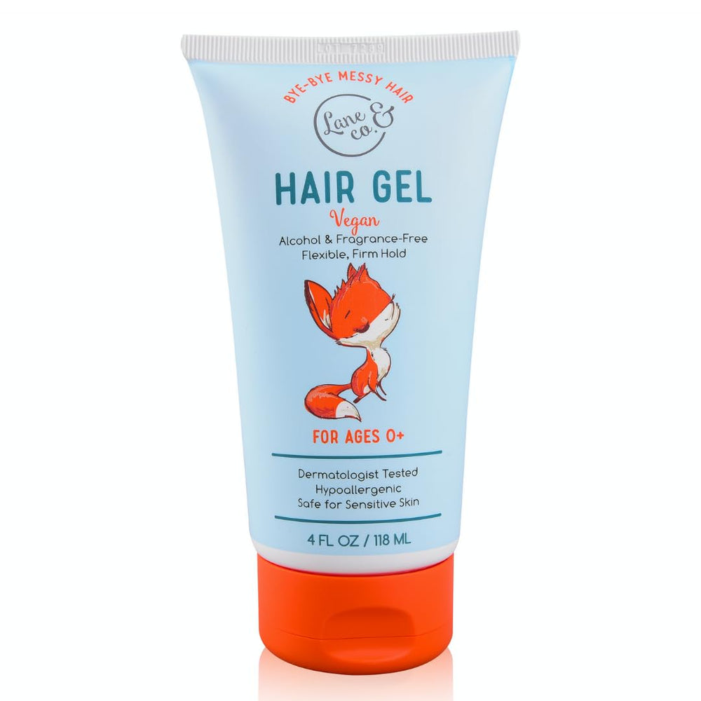 Gel Lane & Co pour bébé, flacon 4oz, hypoallergenique pour peau sensible.