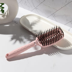 Brosse L'ANGE HAIR anti-frisottis pour cheveux plus lisses