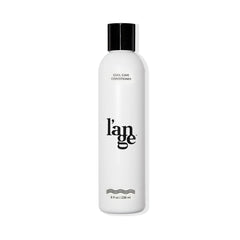 L'ANGE HAIR Curl Care Conditioner bottle pouring for detangled curls.
