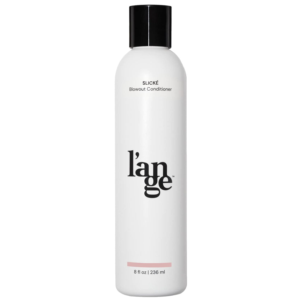 LANGE HAIR Slické: bouteille de conditionneur hydratant pour cheveux éclatants.