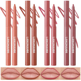 Langmanni ensemble contours levres matte 12 couleurs pour apparence précise et durable.
