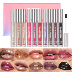 LANGMANNI ensemble vernis-levres diamant – palette complète pour tous les styles.