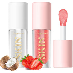 Langmanni Lip Oil flacon-lustre offre hydratation et brillance durable.