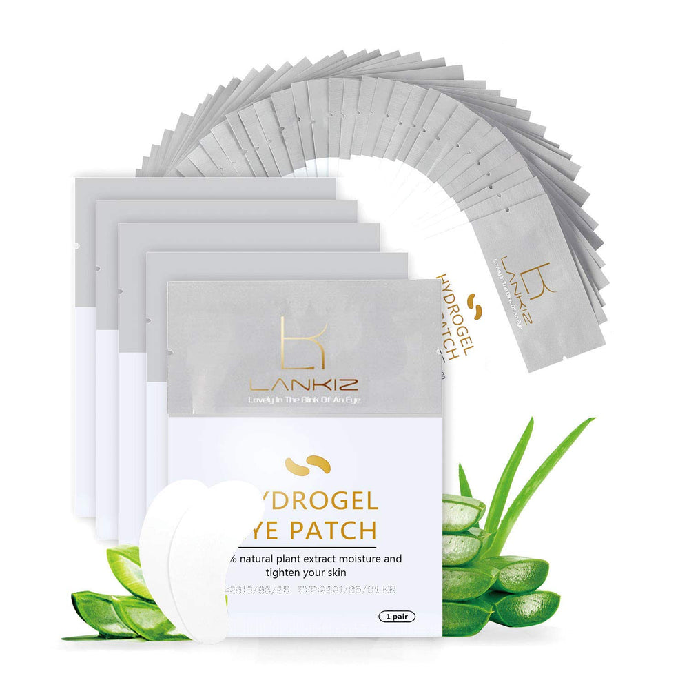 LANKIZ patchs sous-œil, tampons naturels, emballés individuellement.