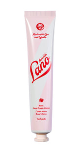 Lanolips Crème Mains Intense Rose en tube pour hydratation nourrissante.