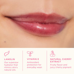 Lanolips Jellybalm pastèque avec extrait naturel pour hydratation et éclat discret.