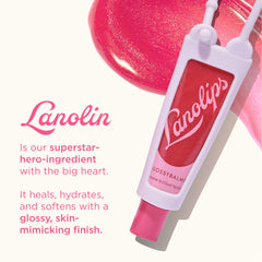 Lanolips Glossybalm Candy Bauble, texture douce et confort longue durée.