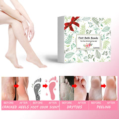 Lanwexy Bombes Bain-Pieds Bulles Colorees pour une expérience spa à domicile.