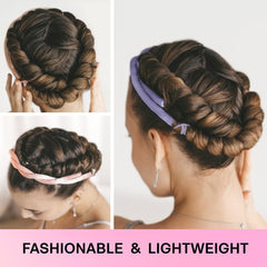 Lanzhire bandeau boucles sans chaleur dore pour boucles naturelles nocturnes.