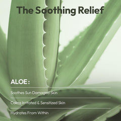 Masque LAPCOS Aloe Concombre, application sur le visage pour rafraîchir.