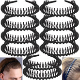 Bandes LAPOHI noir mat avec dents, maintien confortable tout au long de la journée.