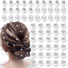 LAPOHI bijou cheveux spirale cristal, ajoutant brillance lors d'un rendez-vous ou mariage.