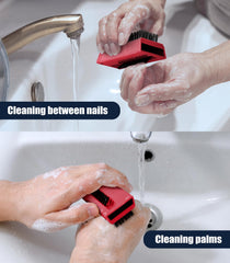 Larbois brosse à ongles rouge, corde d accroche, séchage rapide après usage.